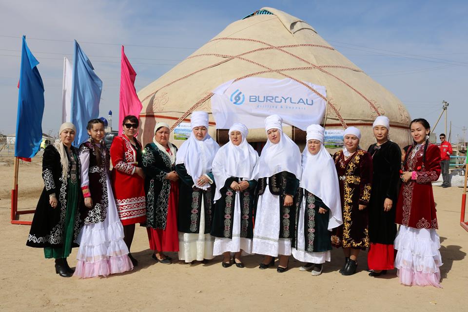 ТОО «Бургылау» отпраздновало Наурыз в селе Кызылсай